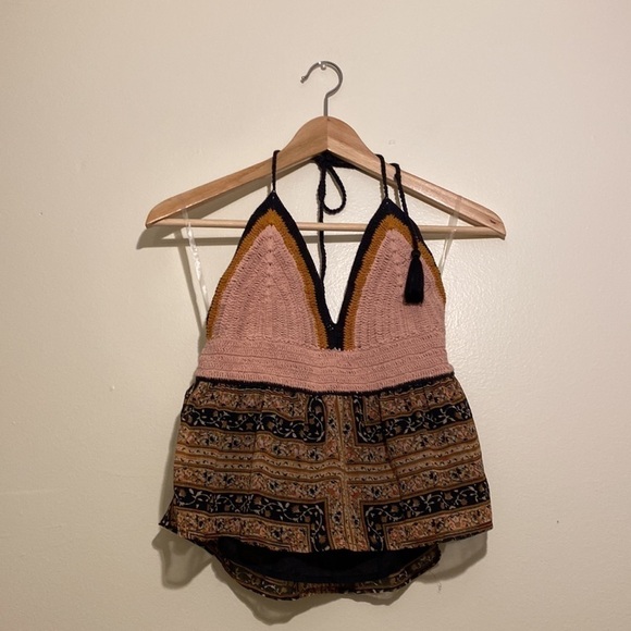 American Eagle boho crochet top . Size Xs . New. - Picture 5 of 9